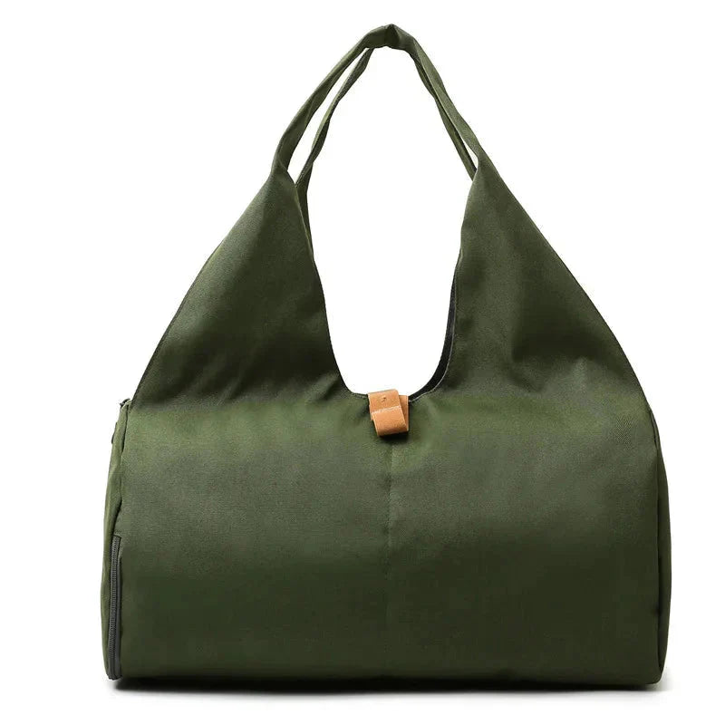 Mulher bolsa desportiva multiuso, impermeável, ideal para fitness e viagens - women sports gym travel bag.
