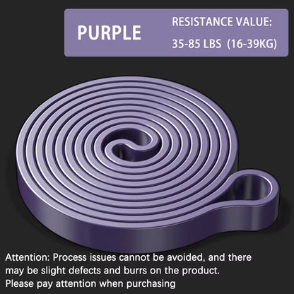Cinta amarela de resistência de 8-15 lbs (2.5-7 kg) do conjunto de resistance bands set.