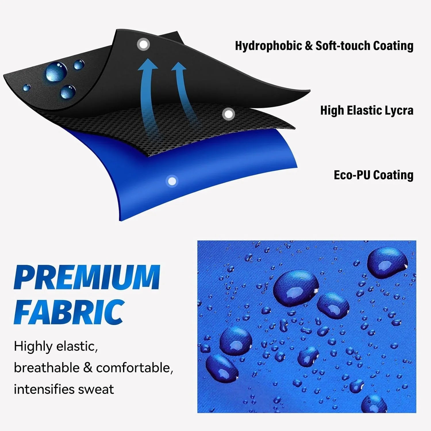 magem de uma mulher usando um sauna suit feminino durante treino, com aumento de suor e queima de calorias.