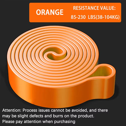 Cinta amarela de resistência de 8-15 lbs (2.5-7 kg) do conjunto de resistance bands set.