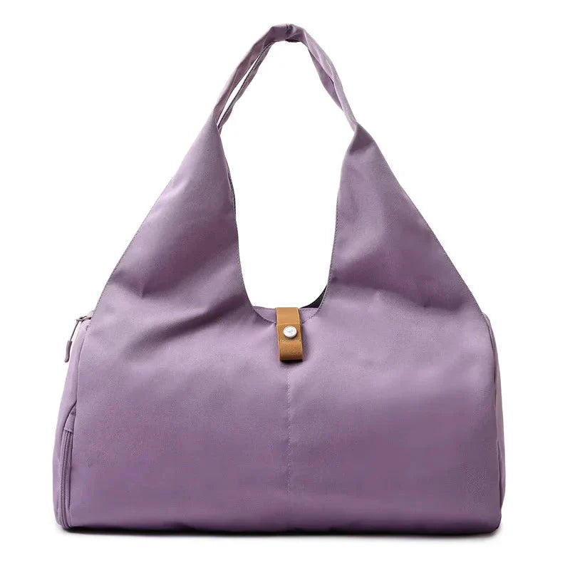 Mulher bolsa desportiva multiuso, impermeável, ideal para fitness e viagens - women sports gym travel bag.