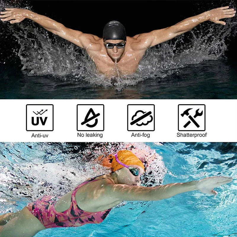 swimming goggles anti fog UV protection