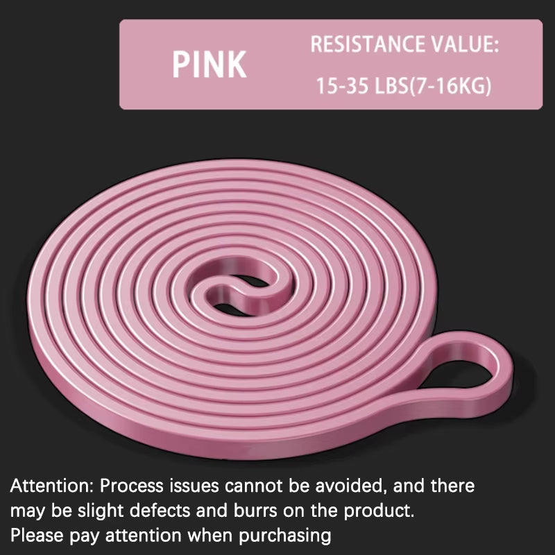Cinta amarela de resistência de 8-15 lbs (2.5-7 kg) do conjunto de resistance bands set.