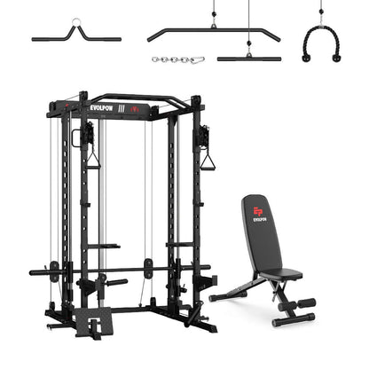 EVOLPOW M2D Brute All-In-One Smith Machine Home Gym