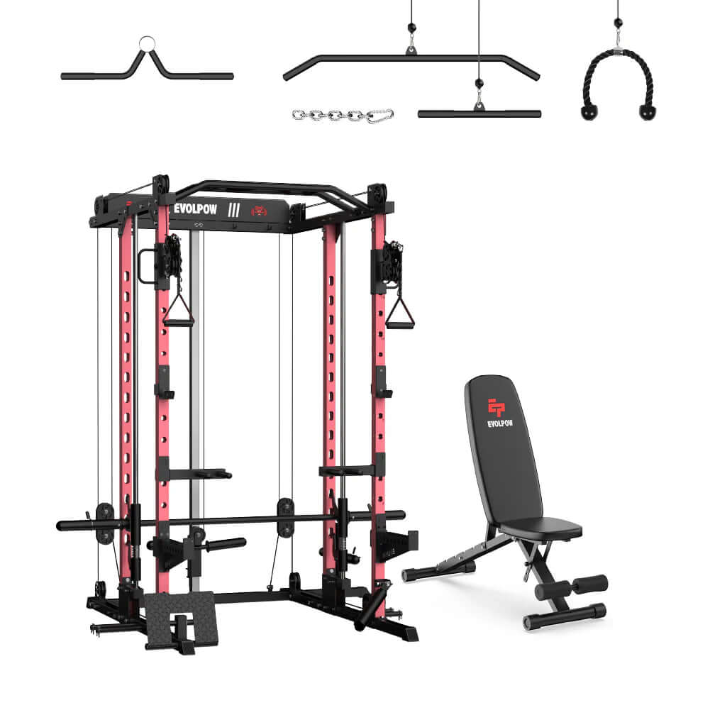 EVOLPOW M2D Brute All-In-One Smith Machine Home Gym