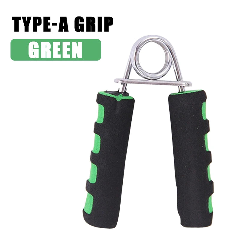 Hand Grip Ajustável 5-60kg com Contador em cor azul, ideal para treino de força das mãos e antebraços.