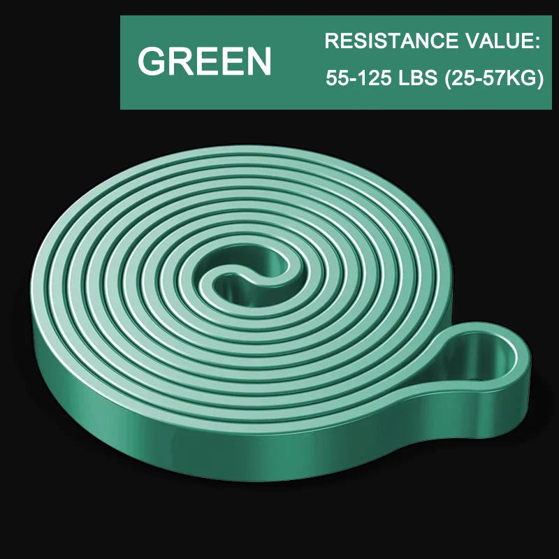 Cinta amarela de resistência de 8-15 lbs (2.5-7 kg) do conjunto de resistance bands set.