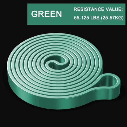 Cinta amarela de resistência de 8-15 lbs (2.5-7 kg) do conjunto de resistance bands set.