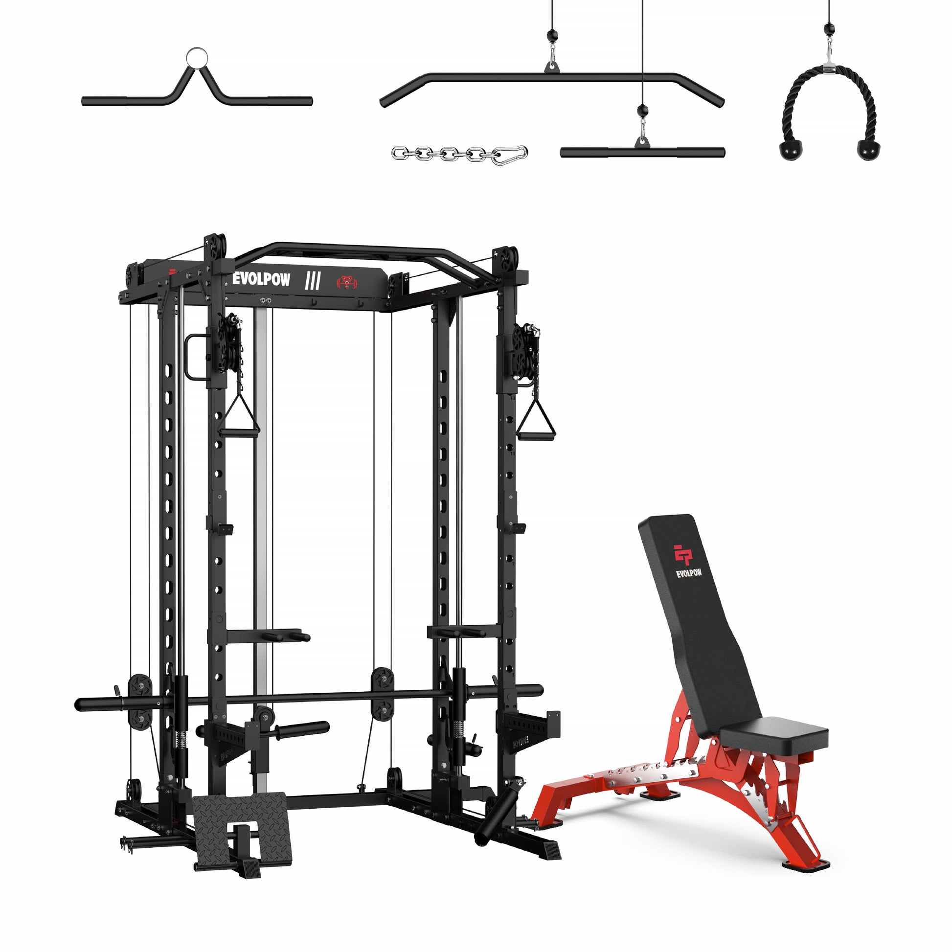 EVOLPOW M2D Brute All-In-One Smith Machine Home Gym