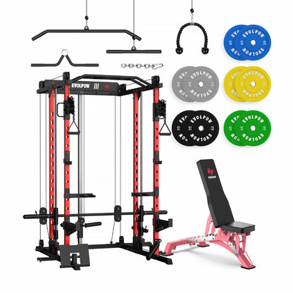 EVOLPOW M2D Brute All-In-One Smith Machine Home Gym