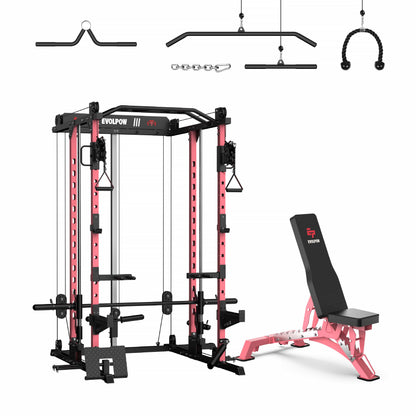 EVOLPOW M2D Brute All-In-One Smith Machine Home Gym