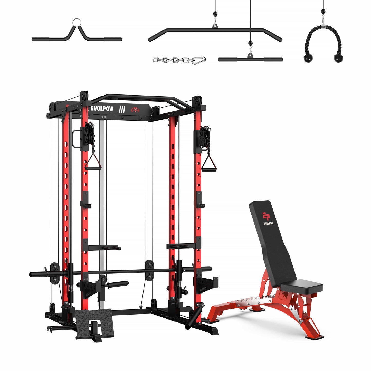 EVOLPOW M2D Brute All-In-One Smith Machine Home Gym