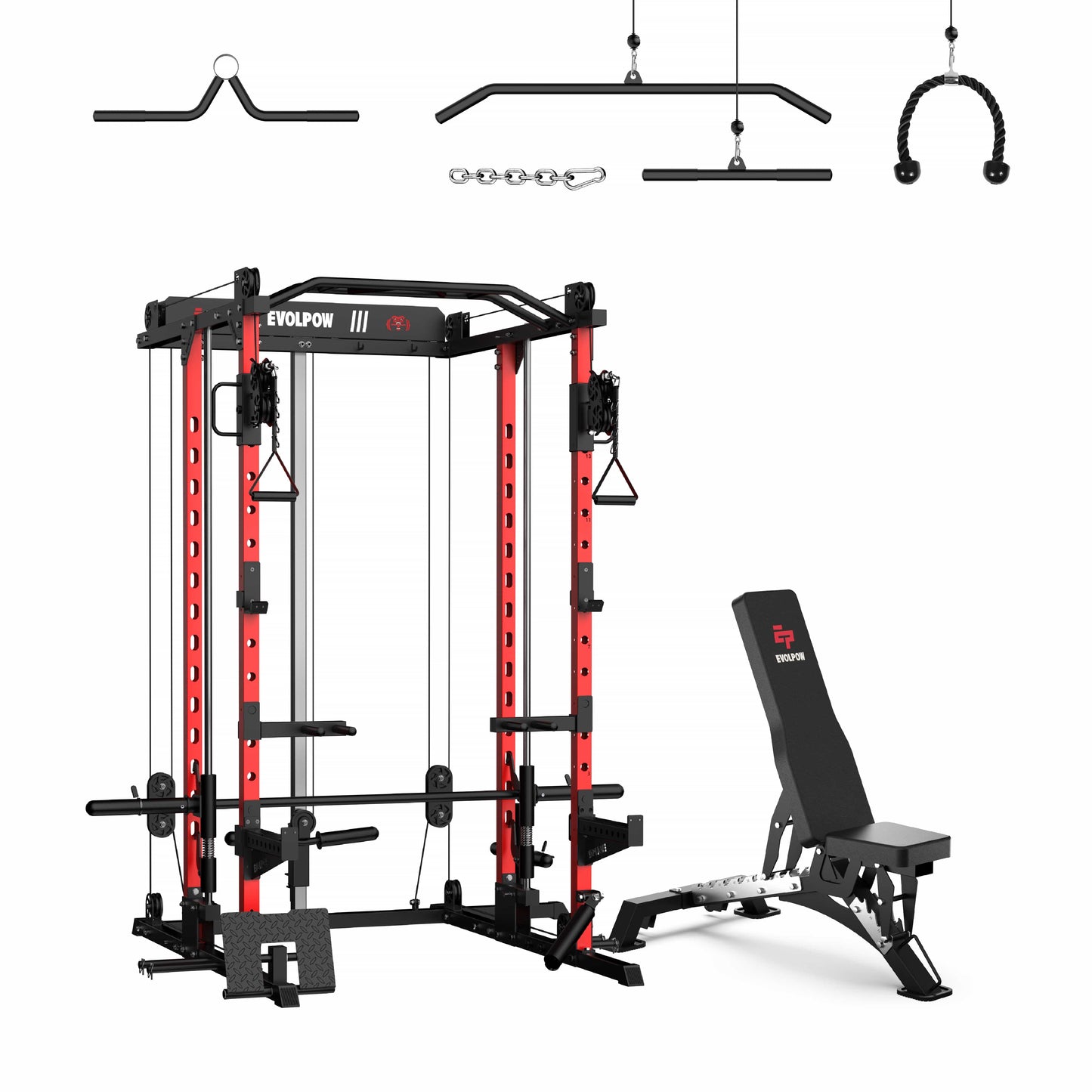 EVOLPOW M2D Brute All-In-One Smith Machine Home Gym