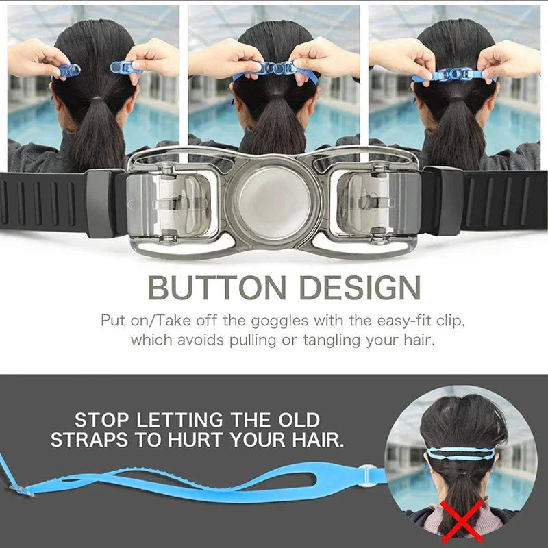 swimming goggles anti fog UV protection