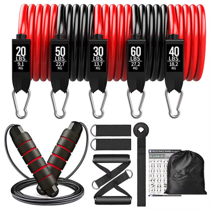 250Lb Resistance Bands Set Fitness Workout Gym Pull Rope Yoga Latex Tube Sports Elastic Booty Band Equipment for Home Gym Weight