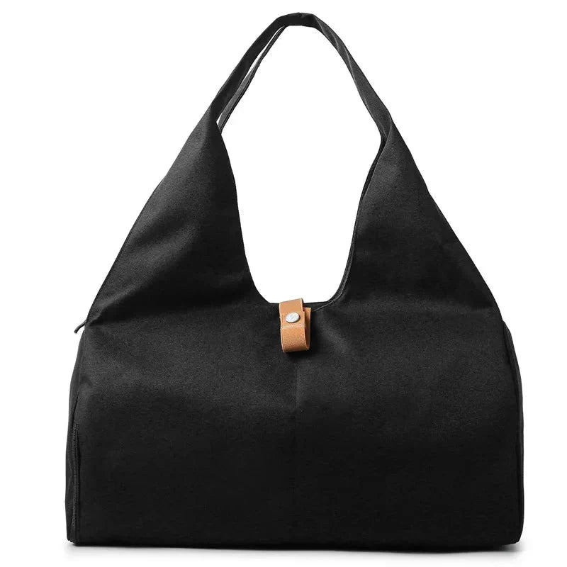 Mulher bolsa desportiva multiuso, impermeável, ideal para fitness e viagens - women sports gym travel bag.