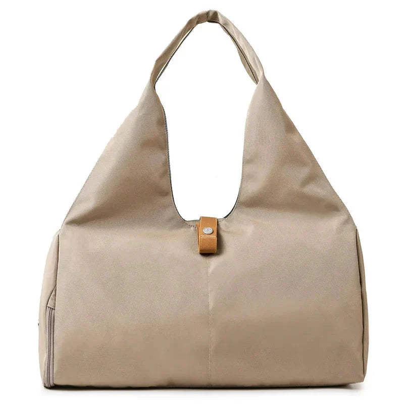 Mulher bolsa desportiva multiuso, impermeável, ideal para fitness e viagens - women sports gym travel bag.